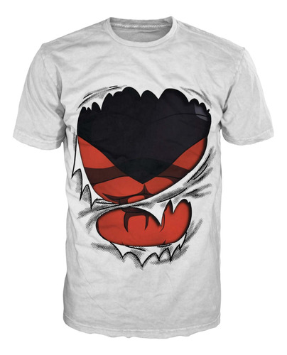 Camiseta Dragon Ball Pectoral Jiren Cosplay Geek Disfraz