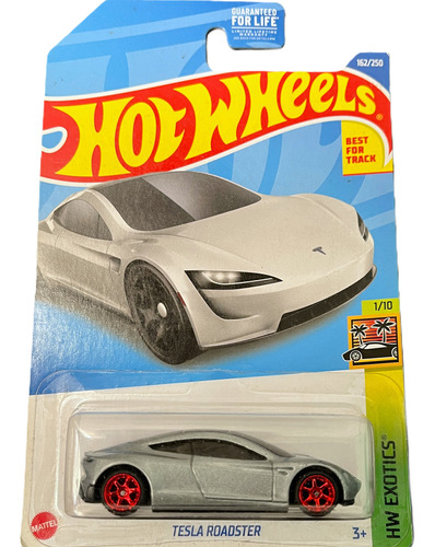 Hot Wheels Tesla Roadster (2022) Custom Llantas De Goma