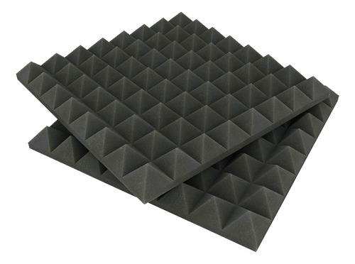 Pack X 12 U Panel Acústico Acuflex Piramide 50x50x5 Cm