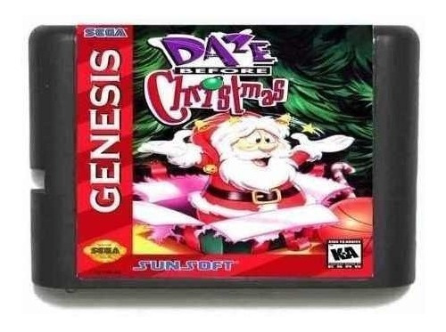 Daze Before Christmas Sega Mega Drive Genesis Tectoy Novo