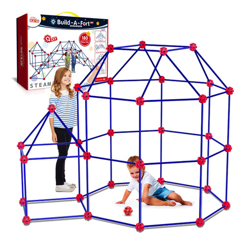 Construcción De Fortalezas Para Niños 180 Pcs Juego Creativo