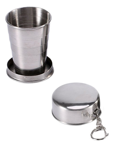 Vaso Plegable De Acero Inoxidable Plegable Para Viajes Al Ai