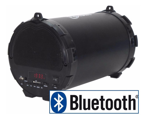 Parlante Portatil Bluetooth Usb Aux Sd Nisuta Pa11