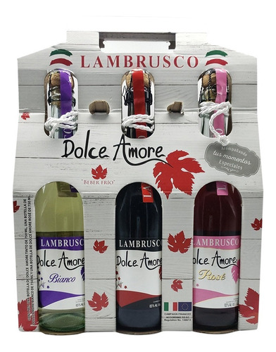 Pack Dolce Amore Bianco-tinto-rose 750