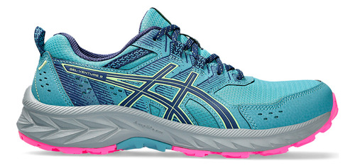 Zapatillas Asics Gel-venture 9 Gris Blue/deep Ocean Mujer