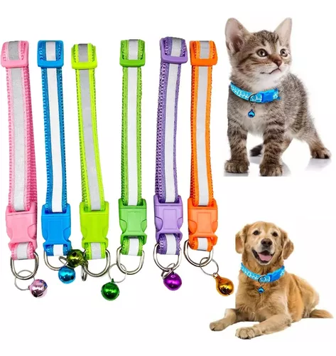 CARTELA - COLEIRAS DE SILICONE C/ GUIZO PARA GATOS - DISPLAY C/ 10