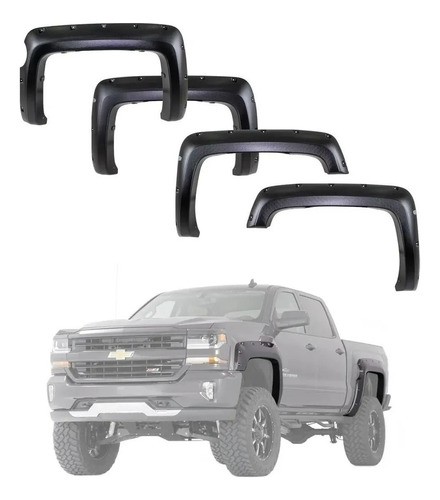 Kit Cantoneras Chevrolet Cheyenne Silverado 14-16