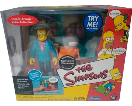 Figura De Skinner De The Simpsons Playmates De El Año 2000
