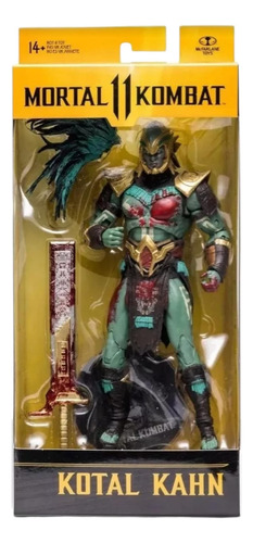 Mcfarlane: Mortal Kombat - Kotal Kahn Sangriento 7 Pulgadas