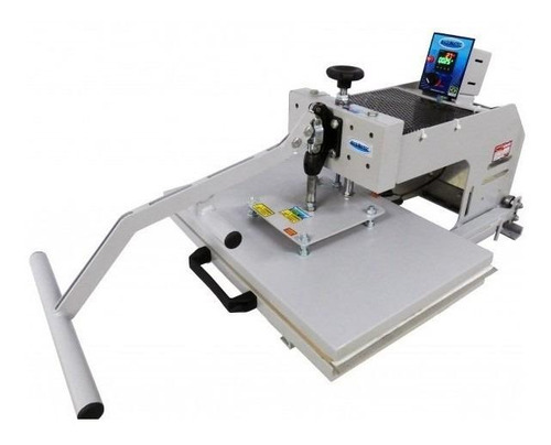Prensa sublimadora e transfer manual Maquinatec 40x60 Bandeja Deslizante branca 110V