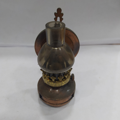 Antiguo Sacapuntas Metálico Farol Kerosene #2 España 