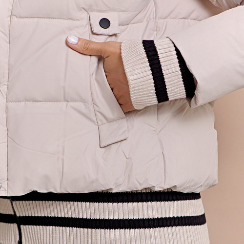 Campera Leket Mujer Con Cuello Otoño/invierno Mara