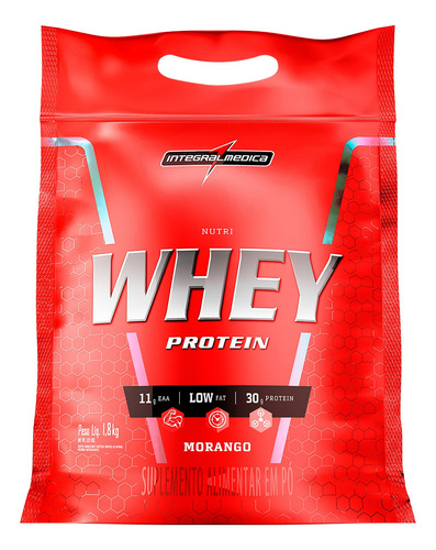 Nutri Whey Isolado E Concentrado 1,8kg - Integralmedica Full