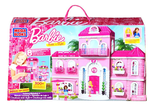 Barbie Vintage Mega Bloks 80229 Mansión Lujo N.u.e.v.o.colec (Usado)