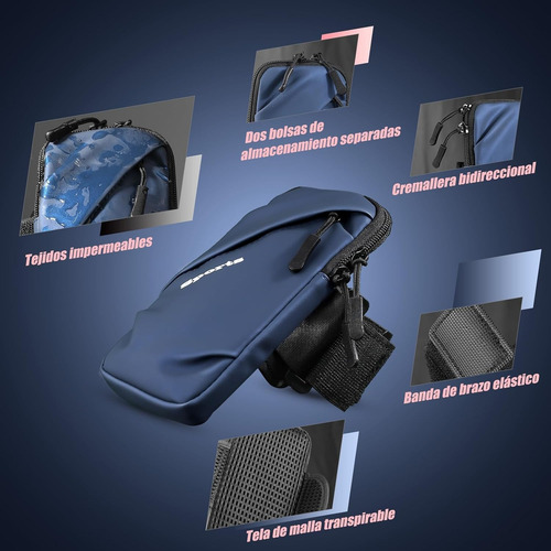 Bolsa Porta Celular Para Gym Correr Deportiva Impermeable