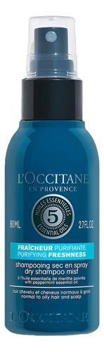 Shampooing Sec En Spray Fraîcheur Purifiante 80ml L'occitane