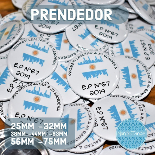 110 Pines Prendedores Diseños Personalizados Souvenir 55mm No Aplica Personalizado