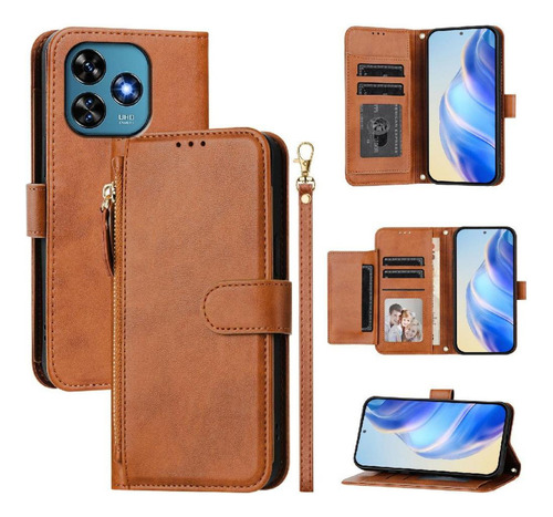 Funda Abatible For Oukitel C51 Titular De La Tarjeta Pu