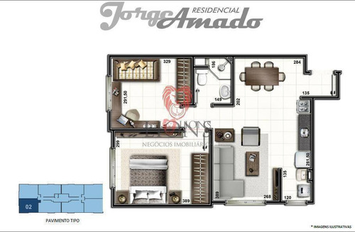 Apartamento Com 2 Dormitórios À Venda, 50 M² - São Vicente - Gravataí/rs - Ap0565