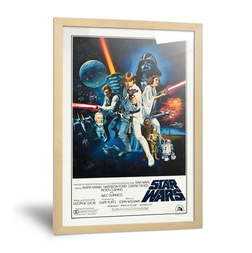 Cuadros Star Wars Carteles Afiche Cine Películas Retro 35x50