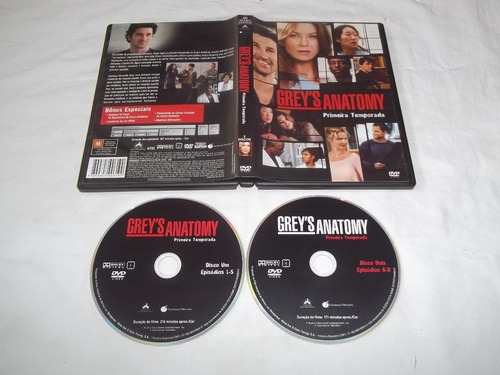 Dvd - Grey's Anatomy Primeira Temporada 