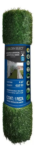 Césped/ Pasto Artificial De 1.14 M X 3.51 M, Altura De 3.8cm