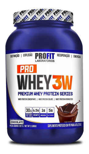 Whey Protein 3w Premium 907g Pote - Profit Labs