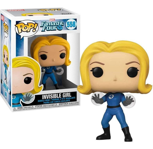 Figura Funko Pop Marvel Cuatro Fanásticos: Mujer Invisible