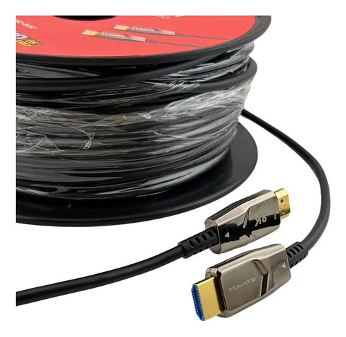 Cabo Hdmi Fibra Optica 30m Uhd 8k 60hz 48gps 2.1 4k 144hz