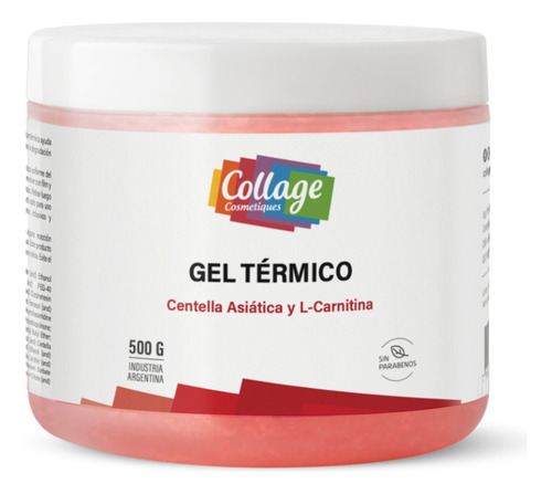 Gel Termico Corporal Para Celulitis Masajes Collage X 500g