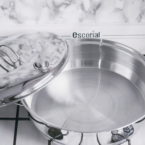 Cacerola para guiso Vibra Interior Cocina Profesional 7175 3.2L Plateado - 1 unidad