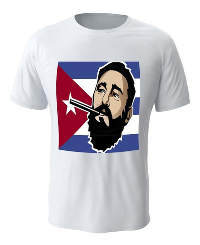 Camiseta T-shirt Fidel Castro Revolucion R3