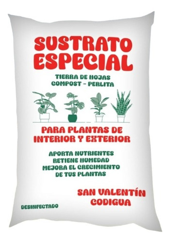 Tierra De Hoja - Perlita - Compost Sustrato Especial  40 Ltr