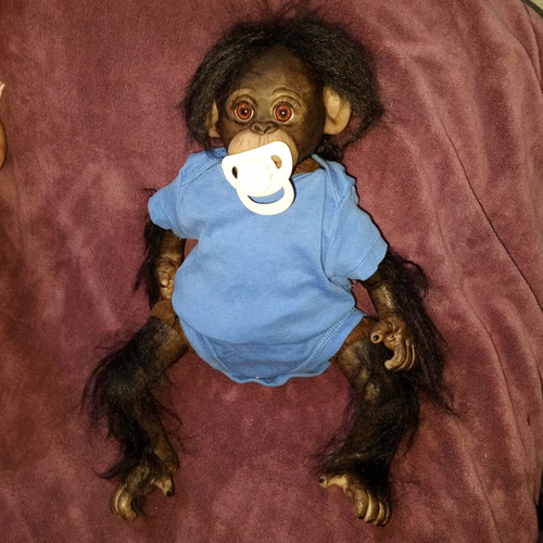Bebé Chimpancé Reborn (Usado)