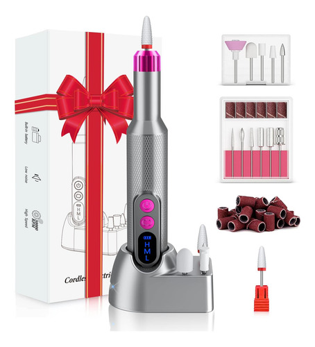 Taladro De Uñas, Taladro De Uñas Eléctrico Inalámbrico Kit P
