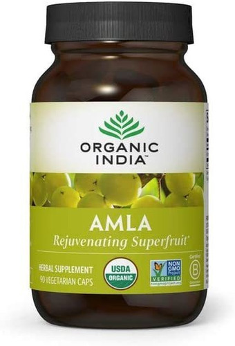Organic India Amalaki - Suplemento Vitamínico Herbal  A.