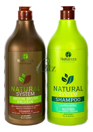 Kit Alisado Biotina Natural System 1000ml - Envio Gratis