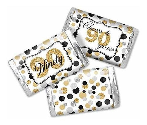 Cheers To 90 Confetti Polka Dot 90th Birthday Anniversary Pa