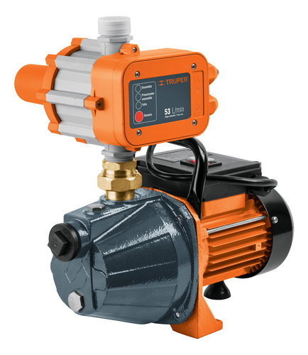 Bomba Presurizadora Jet Hierro 1 Hp Con Control Truper 19397