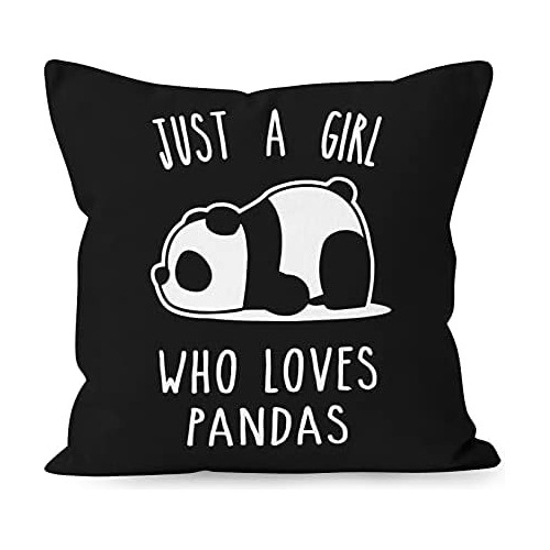 Funda De Cojín De Panda  Solo Una Chica Que Ama Pandas...