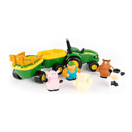 John Deere Animal Sounds Hayride Preschool Toy.