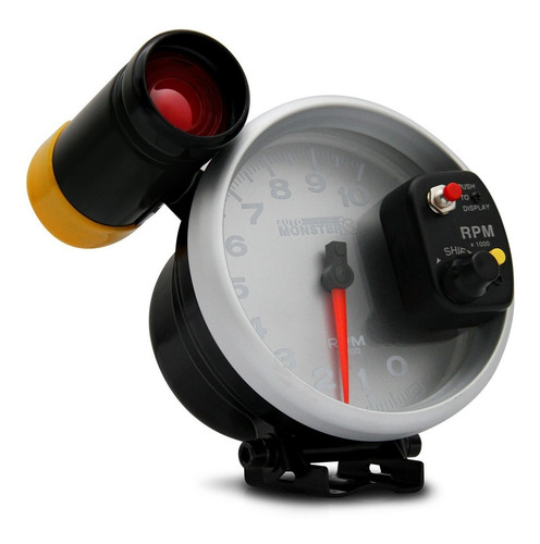 Velocimetro Contagiro Rpm Universal Led 7 Cores Monster