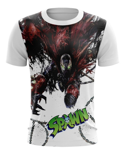 Playera Sublimada Talla Extra Spiderman Spawn