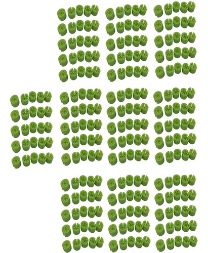 300x Colgadores De Ropa \ En \ Etiquetas De Plástico Verde
