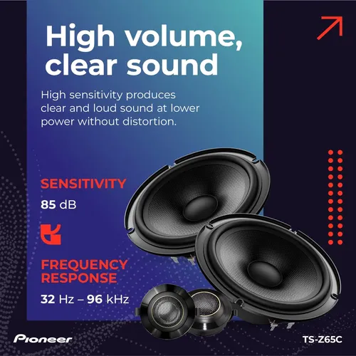 Parlantes Para Auto Pioneer Z-series Ts-z65c 6.5 | Parcelamento