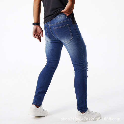 Leggings Rasgados, Jeans Y Pantalones Ajustados Elásticos
