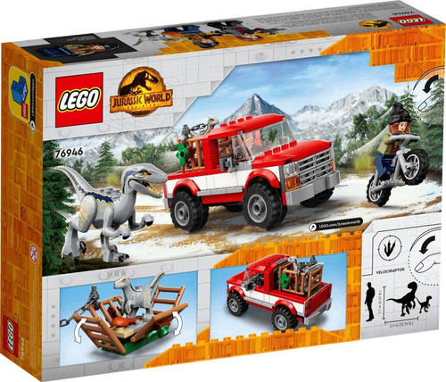 Imagen 2 de 5 de Lego Jurassic World - Captura De Los Velocirraptores (76946)