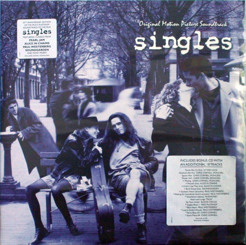 Singles Soundtrack 2 Vinilos + Cd Pearl Jam S Pumpkins