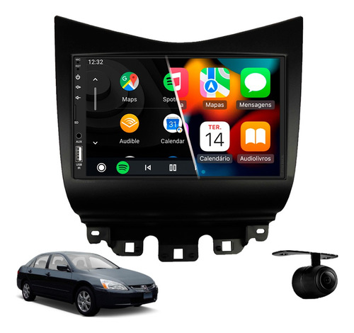 Central Multimidia Mp5 Apple Carplay Honda Accord 2006 2007