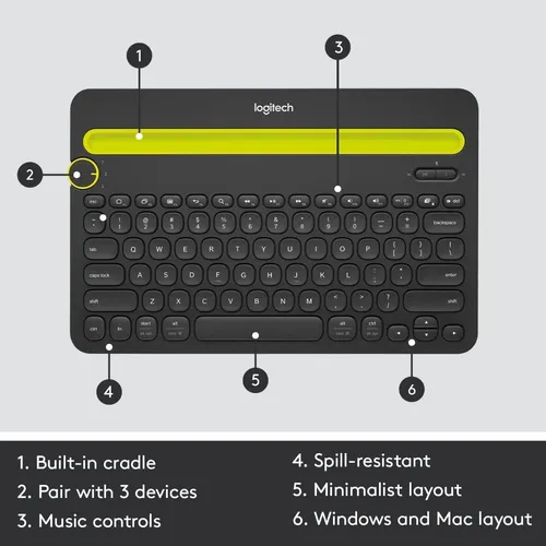 Teclado k480 hotsell
